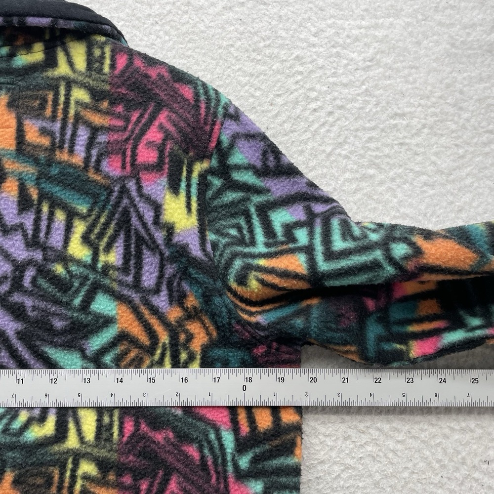 Empyre Jacket Mens Small S Tech Fleece Neon Graffiti Retro Y2K Skater Colorful - Picture 9 of 13